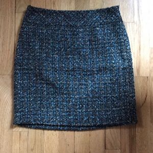 Loft 0P Tweed Skirt